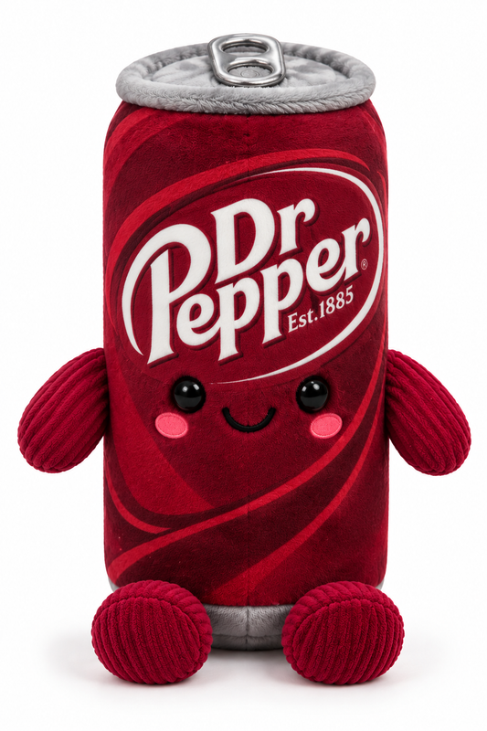 Dr Pepper plush